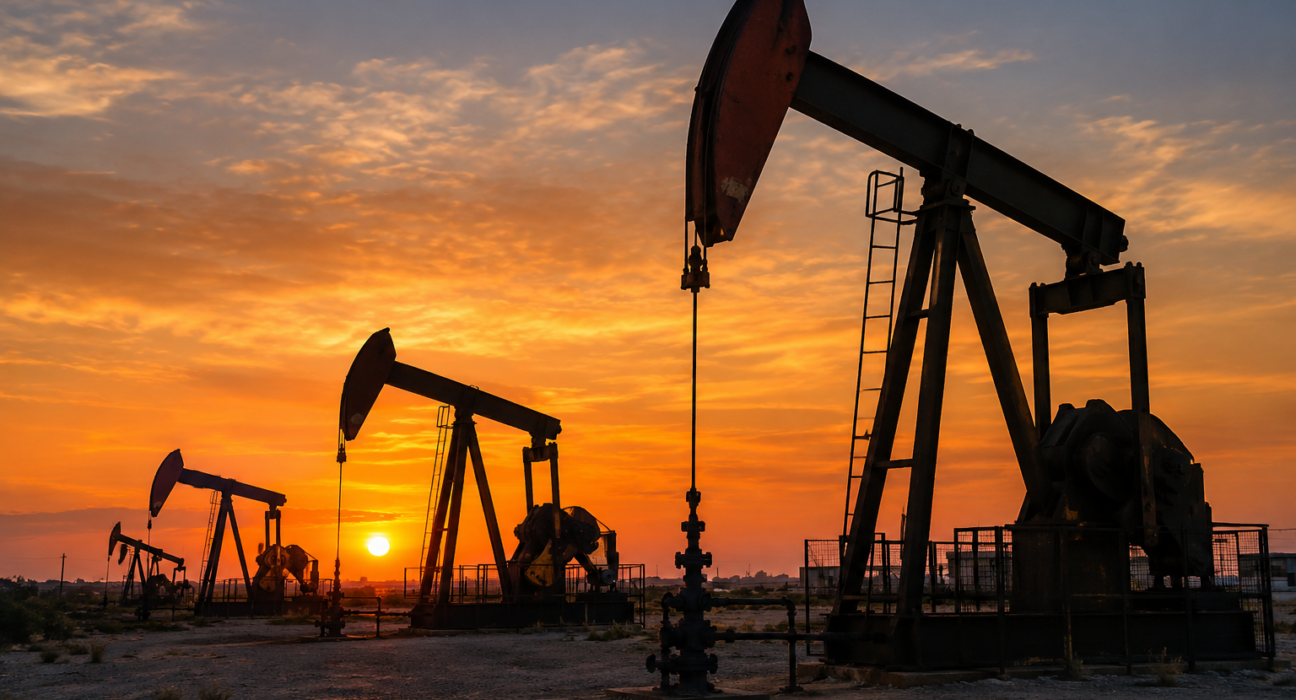 Sunset Oilfield Pumpjacks