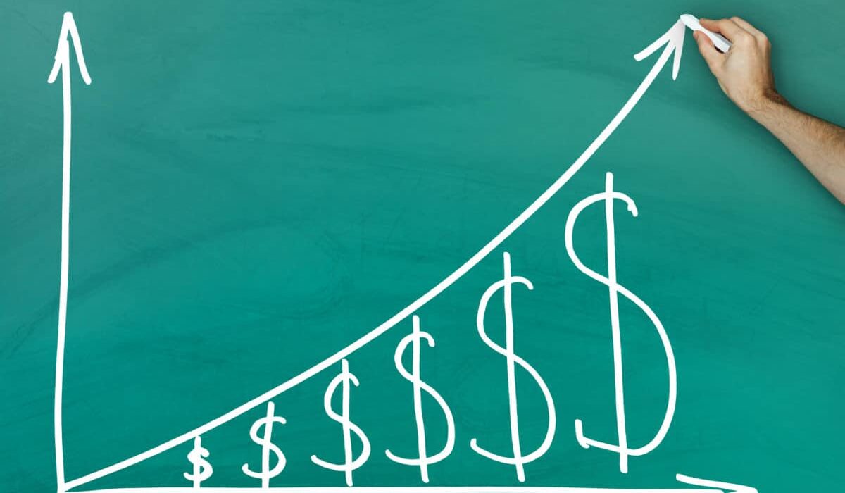dividends grow over time