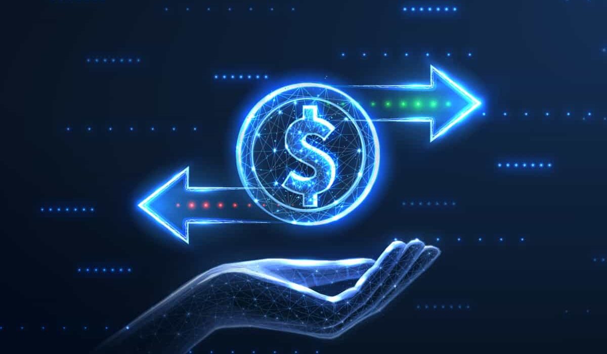 money goes up and down in balance
